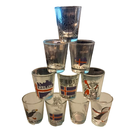 Icelandic Adventure Shot Glasses Icelandic Adventure Shot Glasses